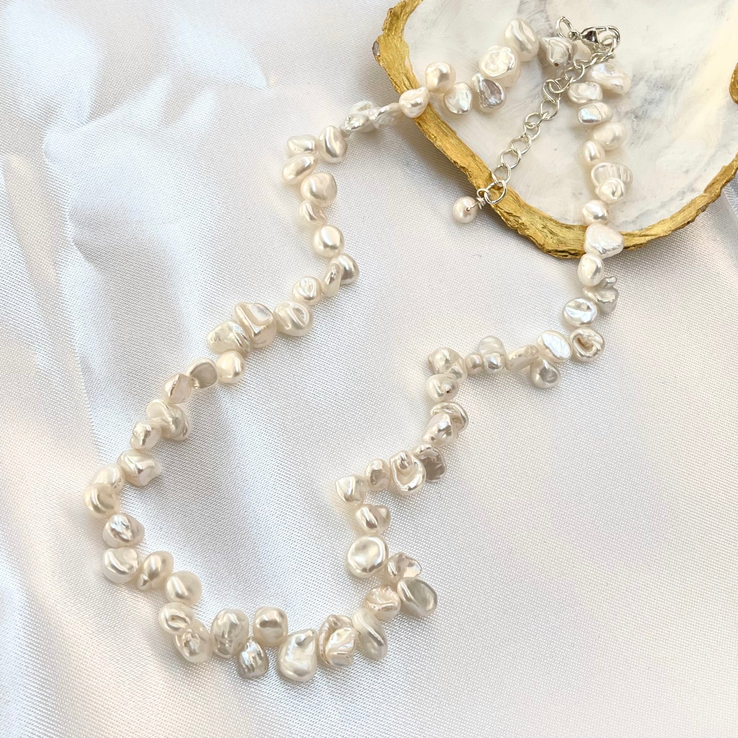 Jasmine Baroque Pearl Necklace