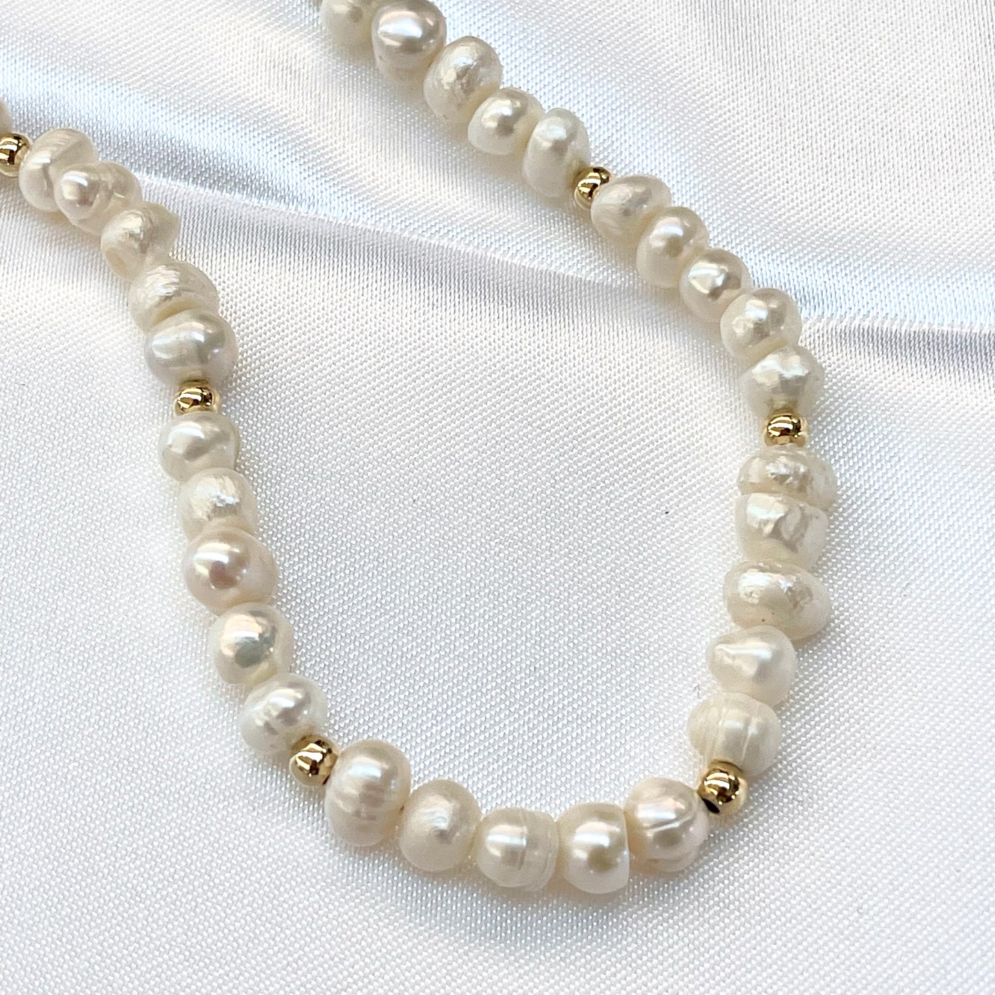 Dahlia Pearl Necklace