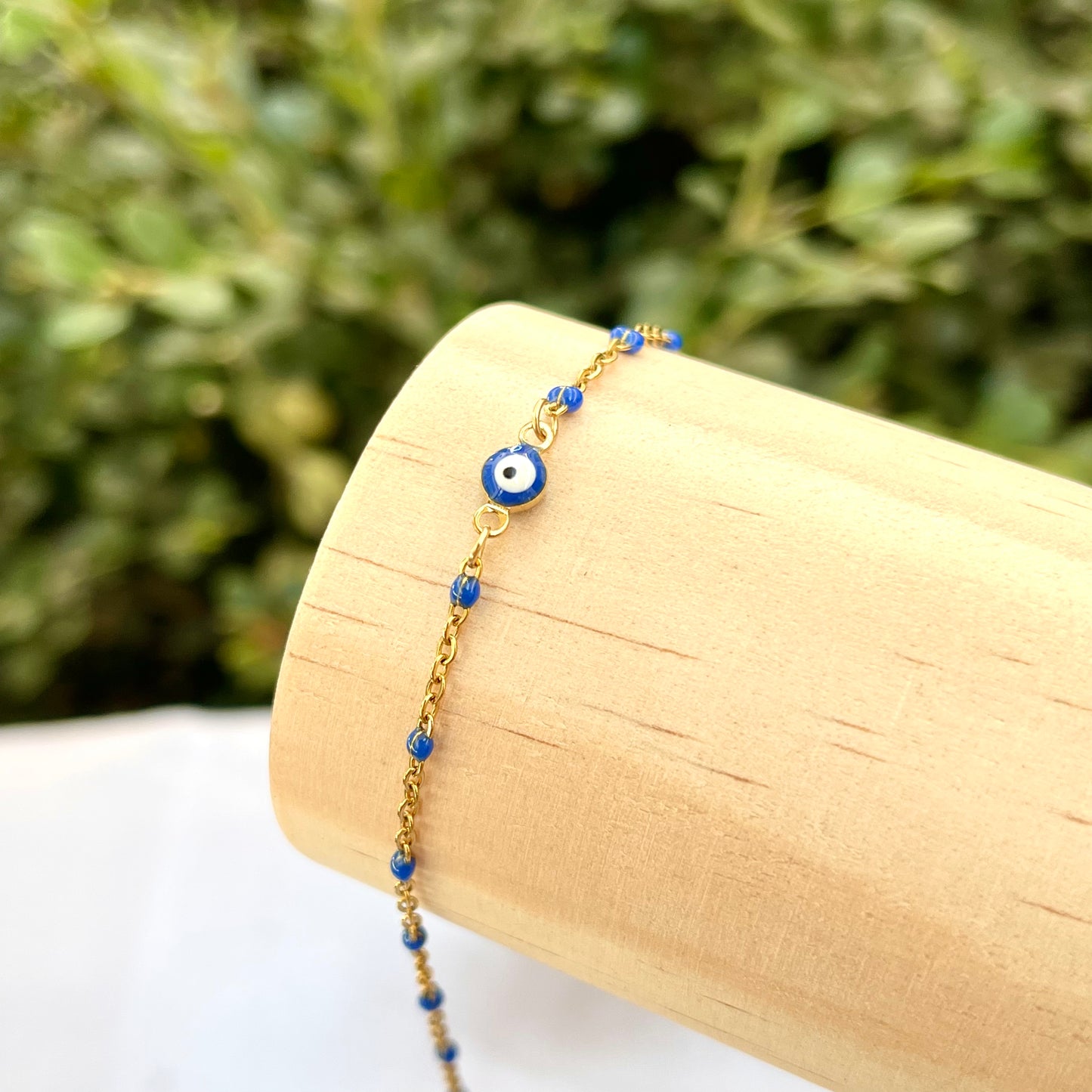 Evil Eye Dainty Bracelet / Anklet