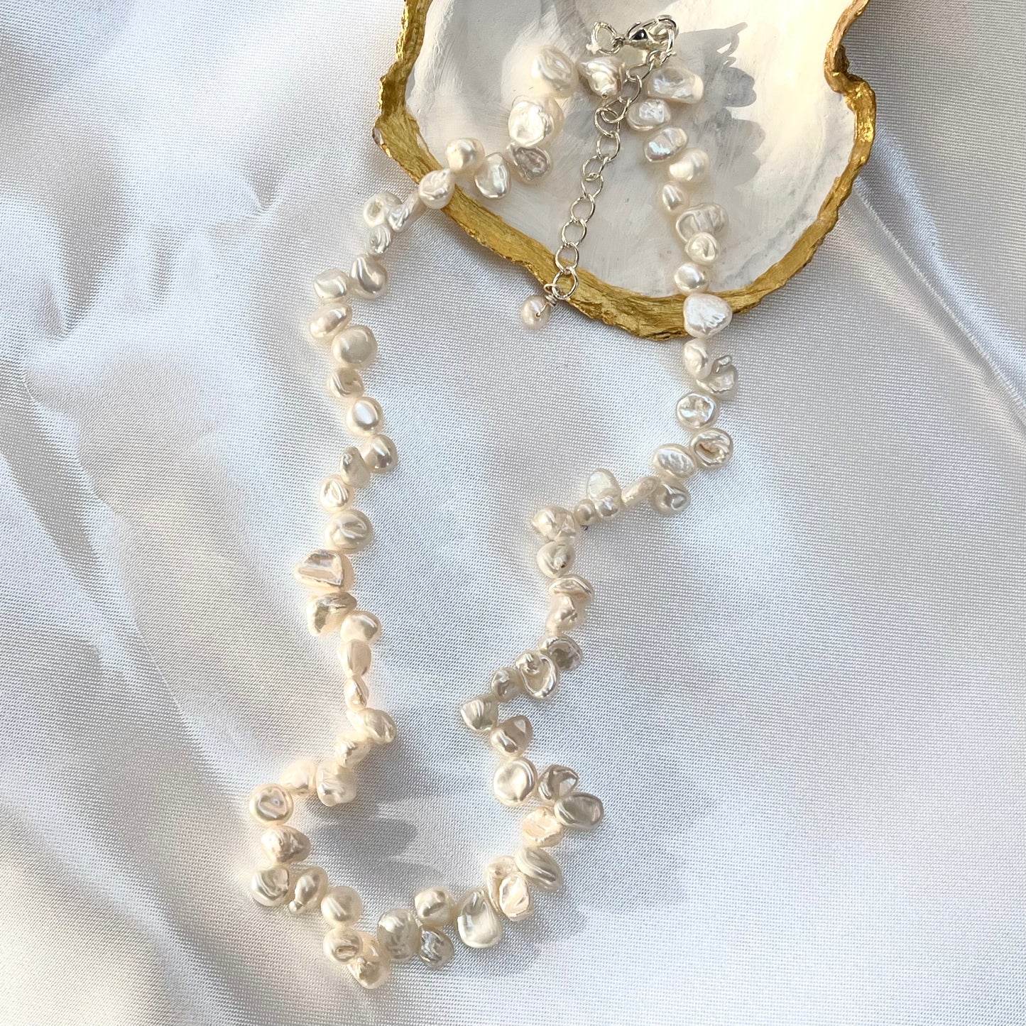 Jasmine Baroque Pearl Necklace