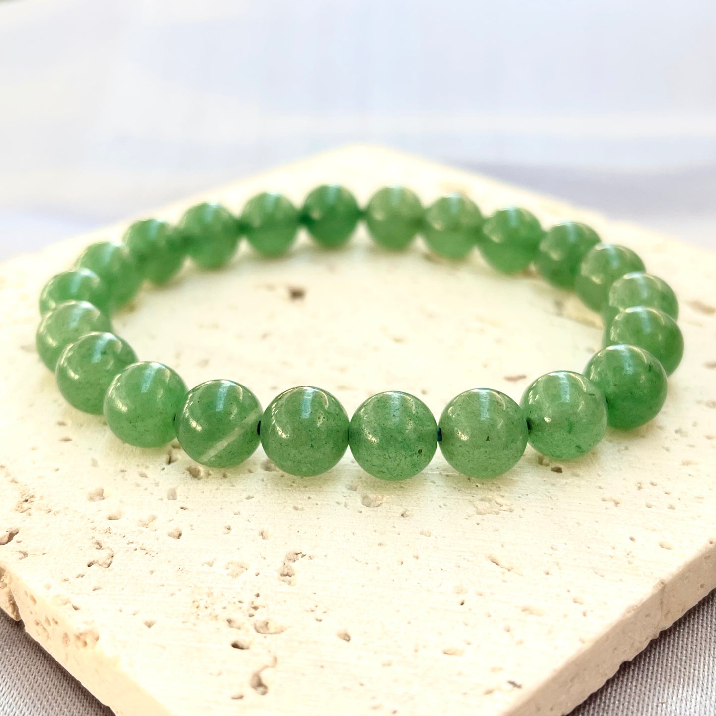 Burmese Jade 8 mm Stretch Bracelet