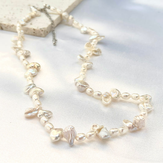 Iris Pearl Necklace