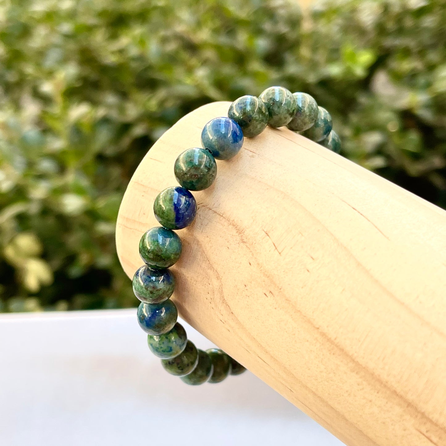 Chrysocolla 8 mm Stretch Bracelet