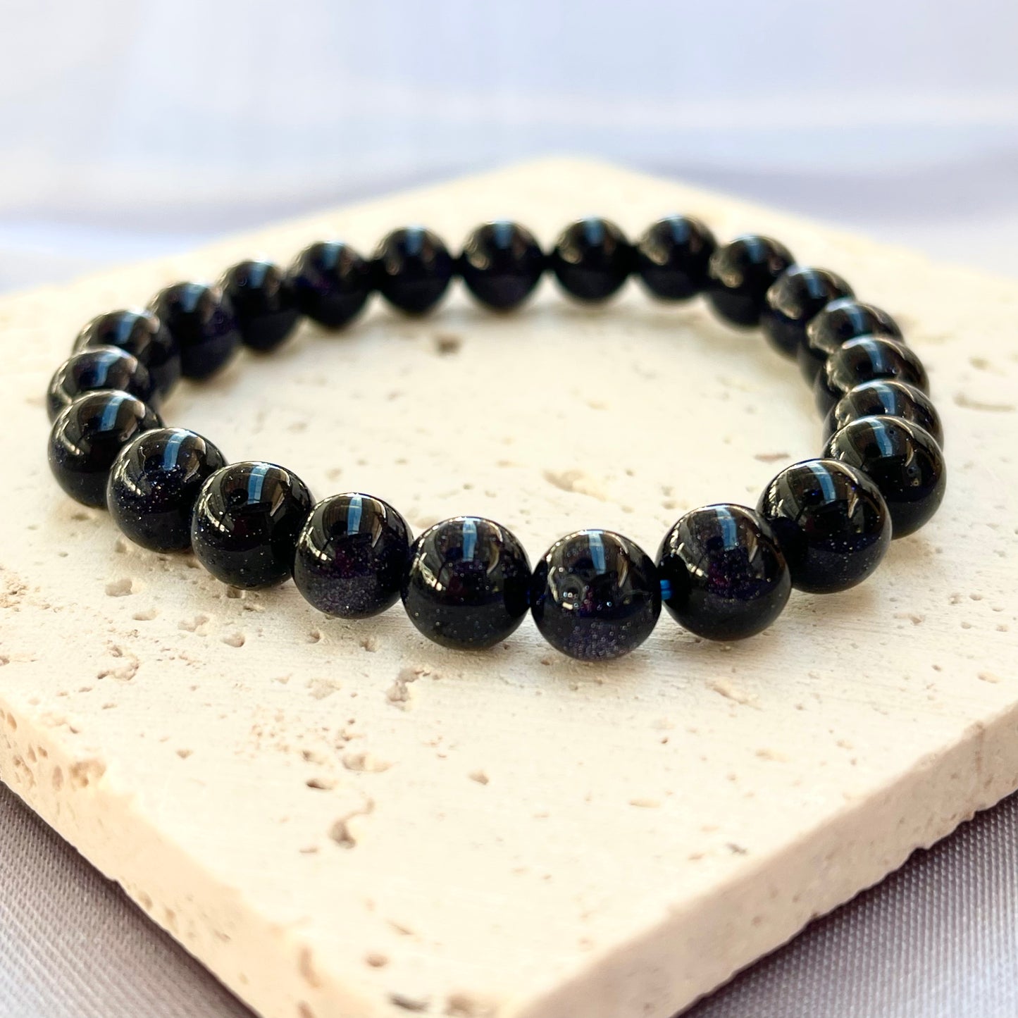 Onyx 8 mm Stretch Bracelet