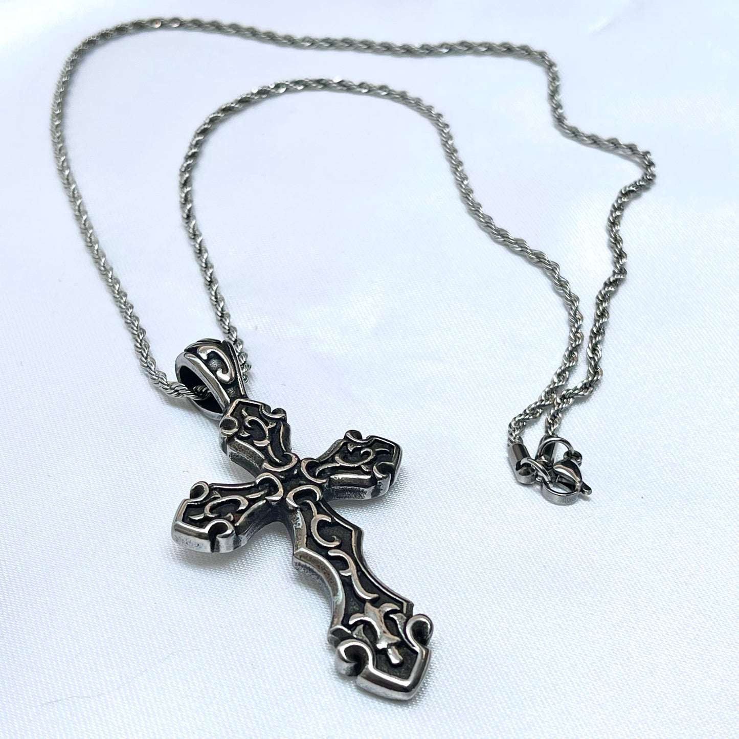 Big Cross Pendant Necklace