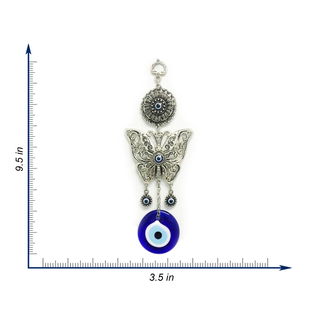 Butterfly Evil Eye Wall Hanging