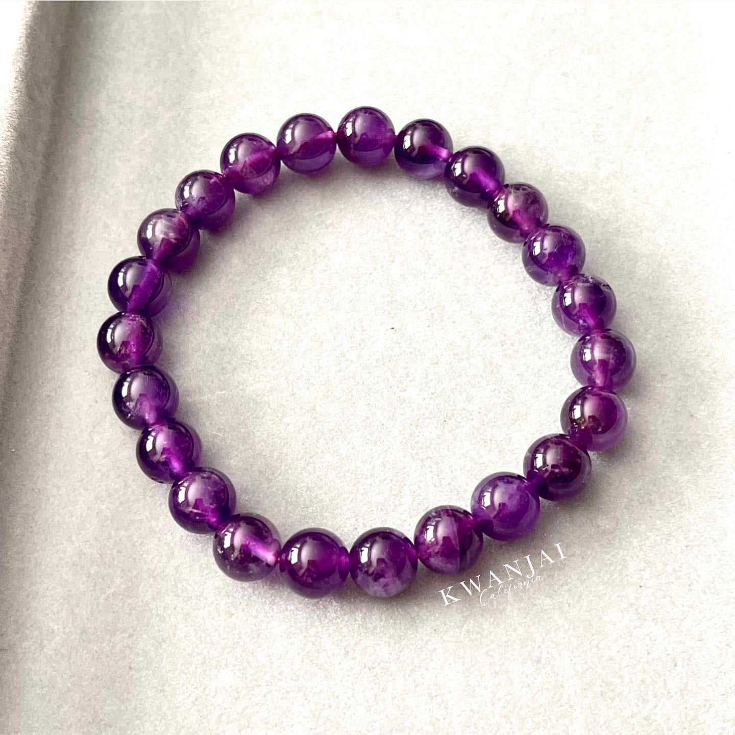 Amethyst 8 mm Stretch Bracelet