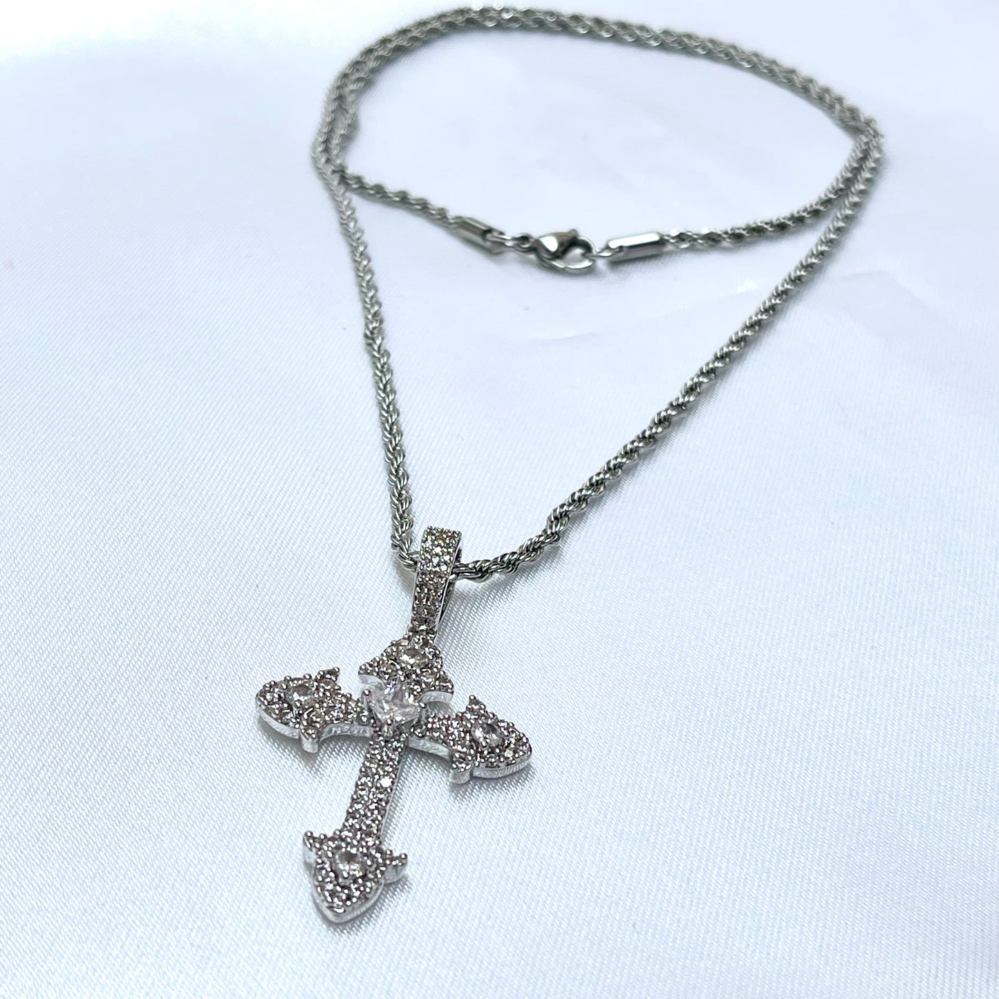 Iced Cross Necklace