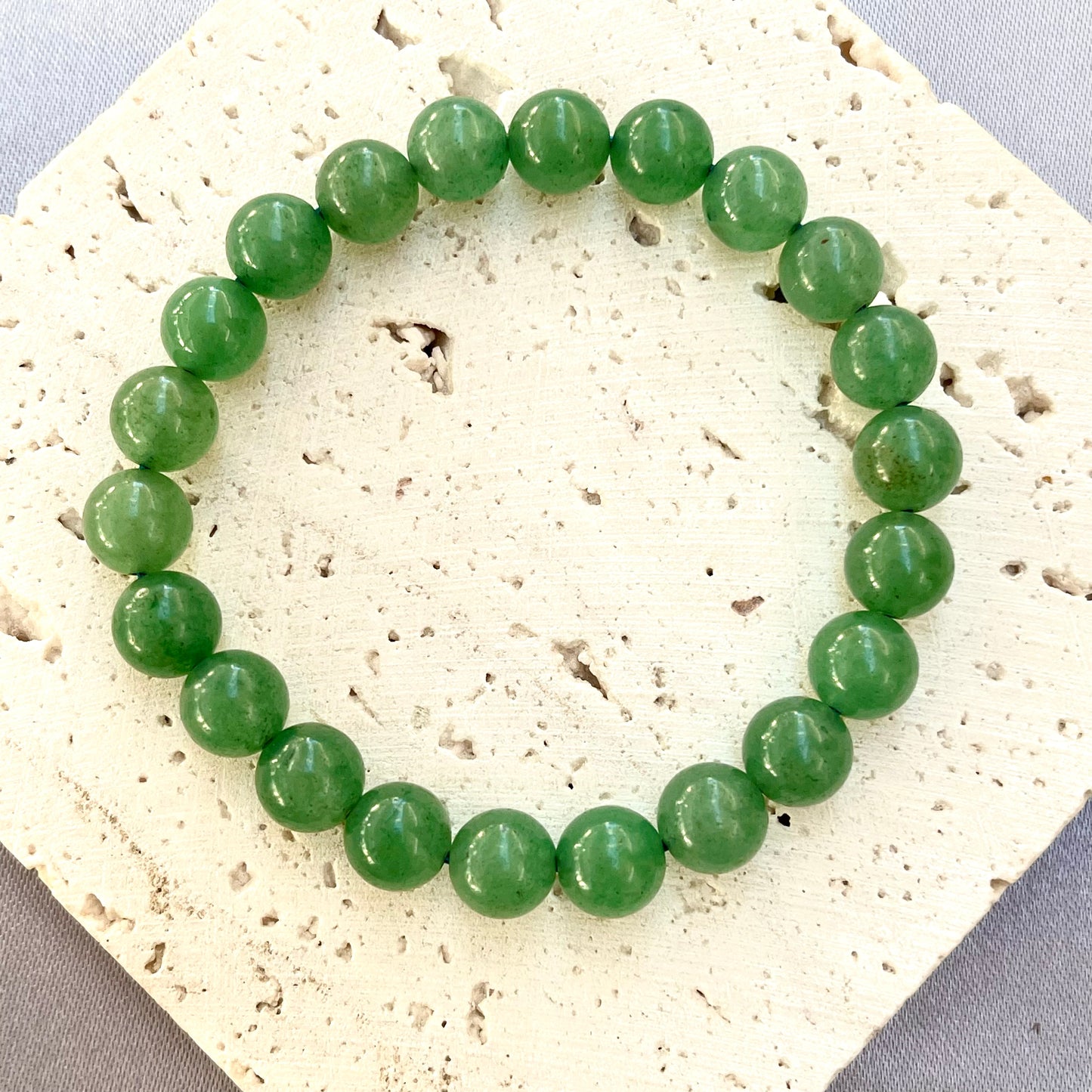 Burmese Jade 8 mm Stretch Bracelet