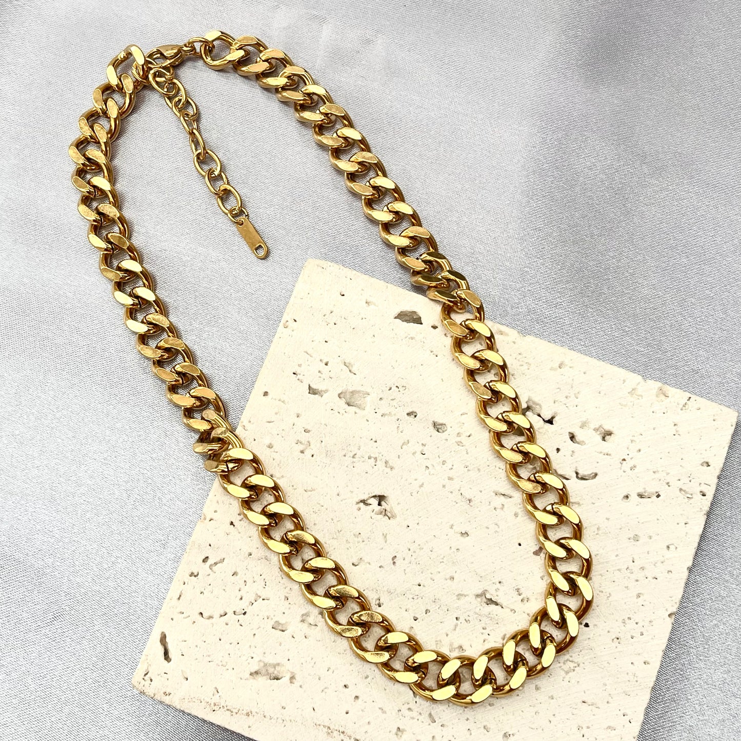 Big Gold Chain Necklace