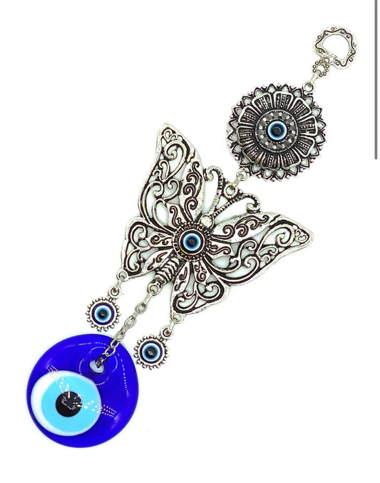 Butterfly Evil Eye Wall Hanging