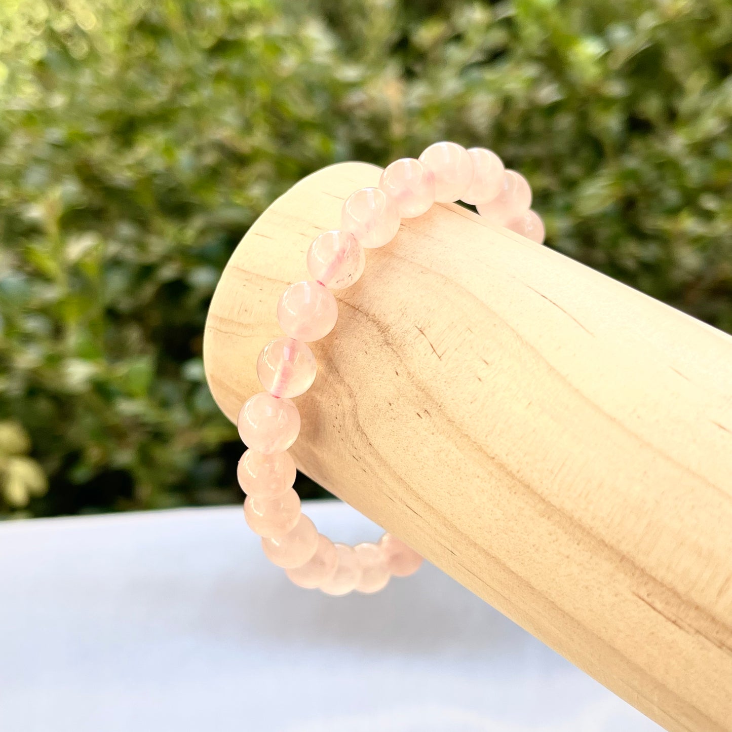 Rose Quartz 8 mm Stretch Bracelet