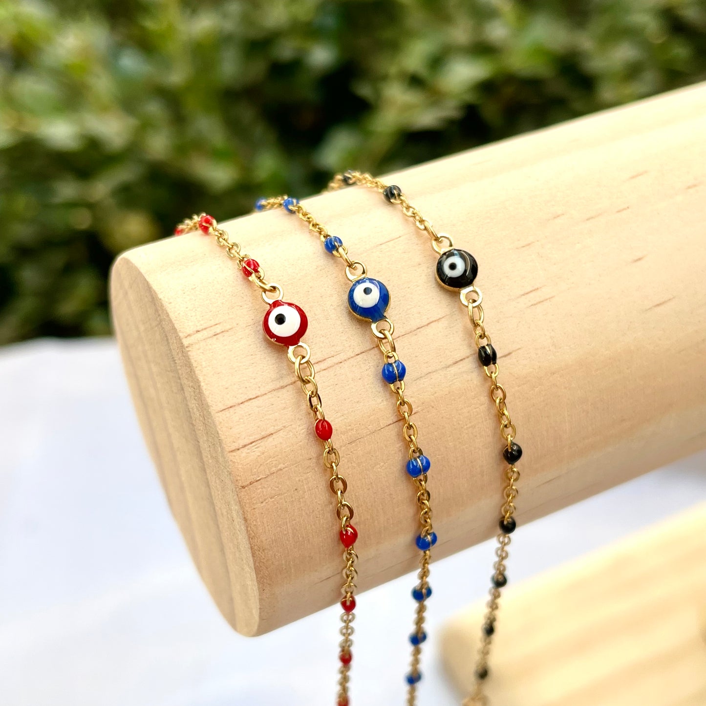 Evil Eye Dainty Bracelet / Anklet