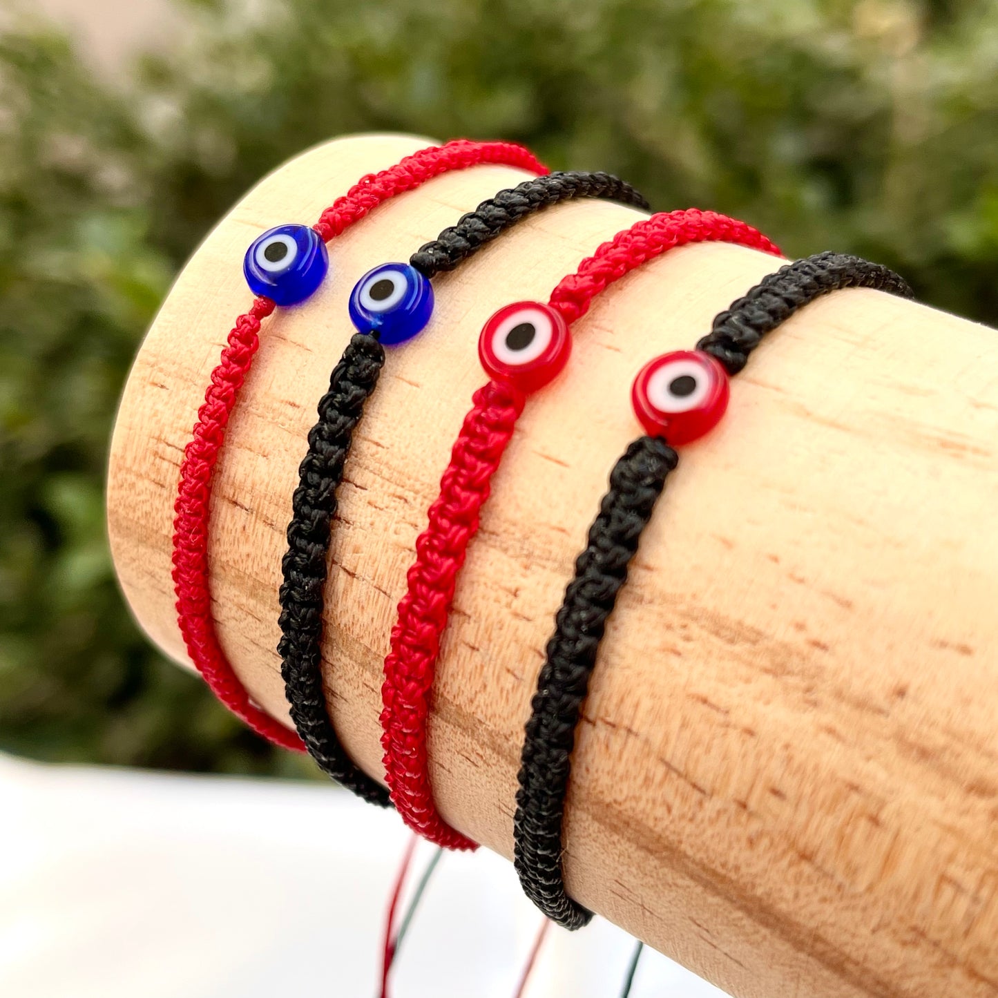 Evil Eye Thin Rope Bracelet