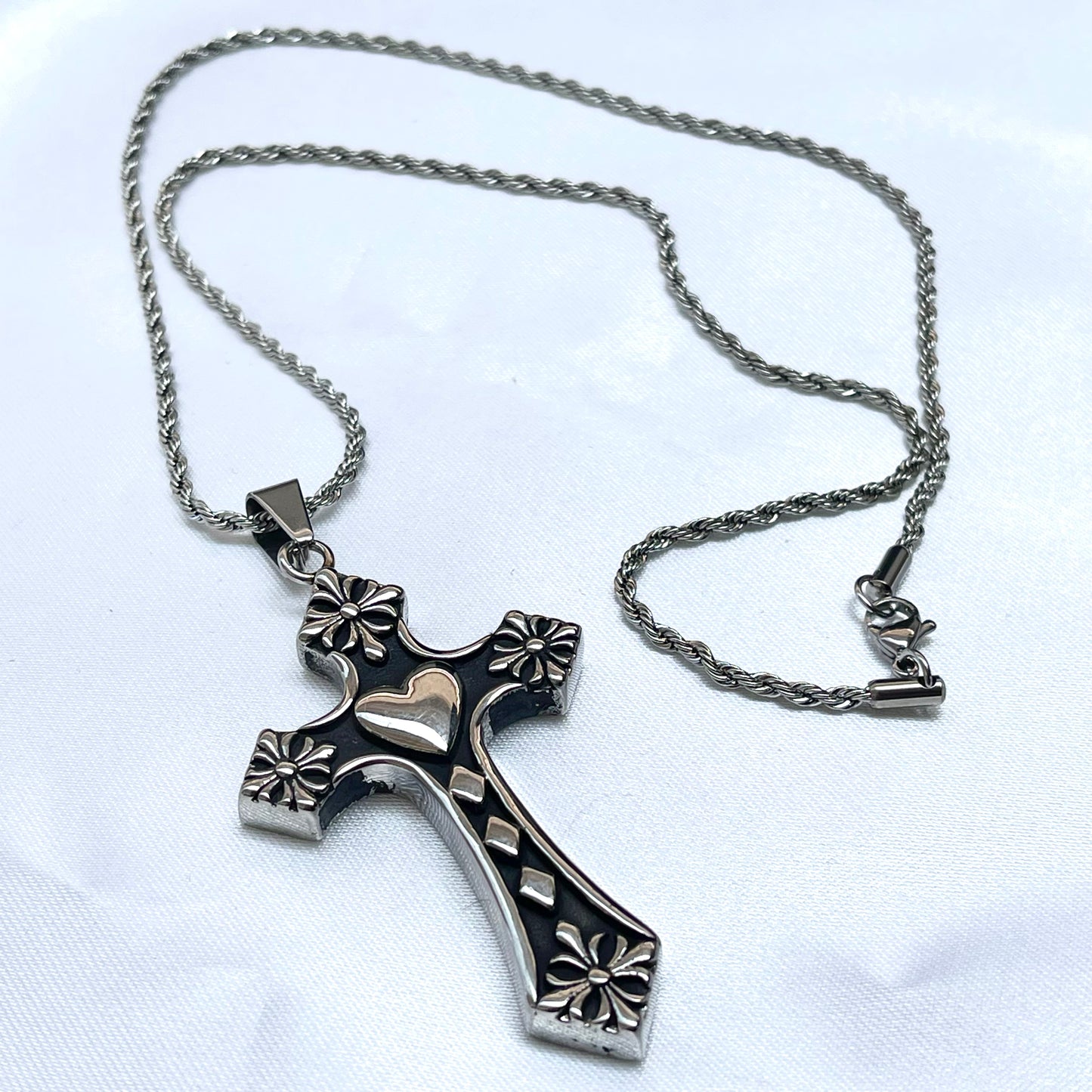 Big Cross Pendant Necklace