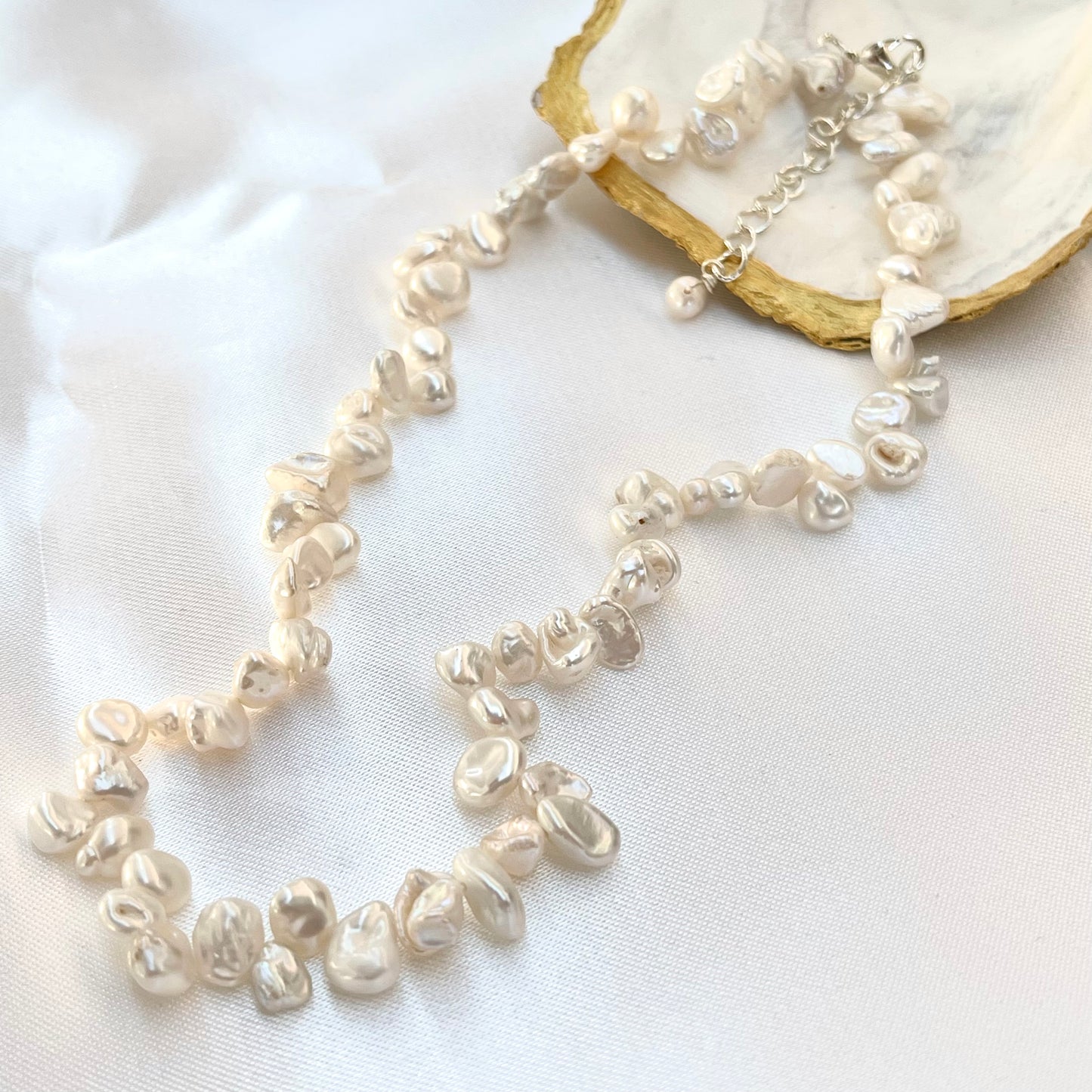 Jasmine Baroque Pearl Necklace