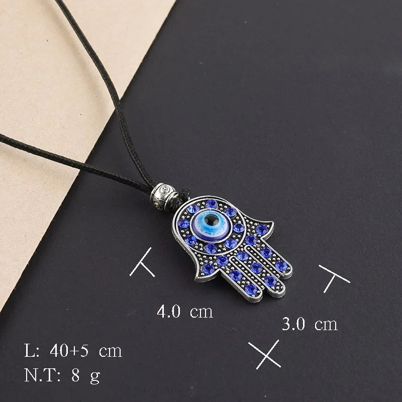 Hamsa Pendant Necklace