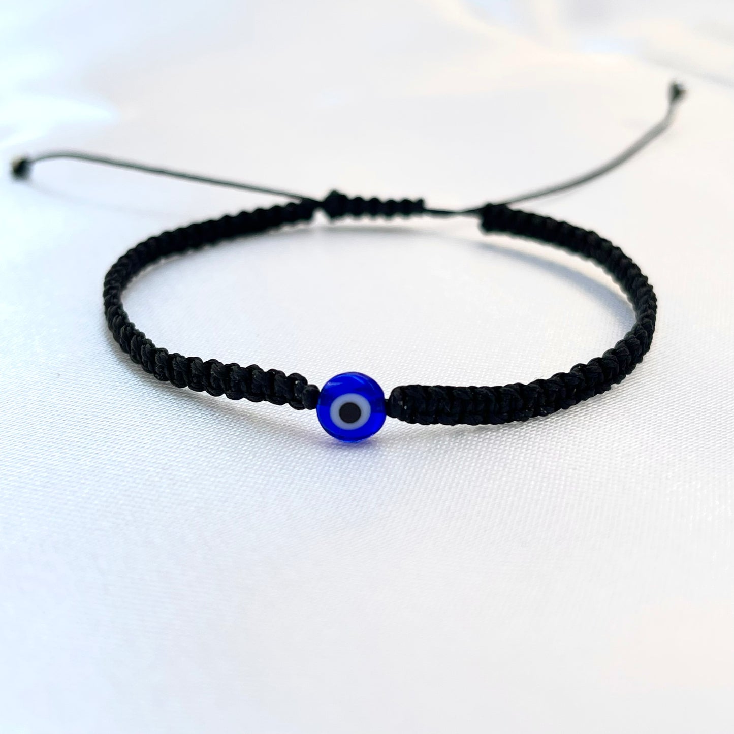 Evil Eye Thin Rope Bracelet